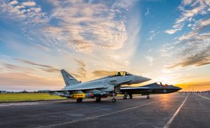 Defence sto9cks leade FTSE up