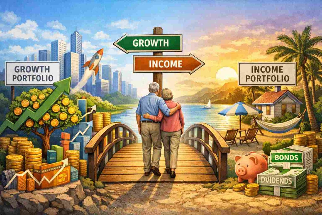 Transitioning your growth portfolio into reliable retirement income