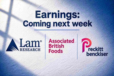 Coming next week: Lam Research, AB Foods and Reckitt Benckiser Lam Research, AB Foods and Reckitt Benckiser