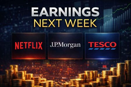 Coming next week: JPMorgan, Netflix, Tesco