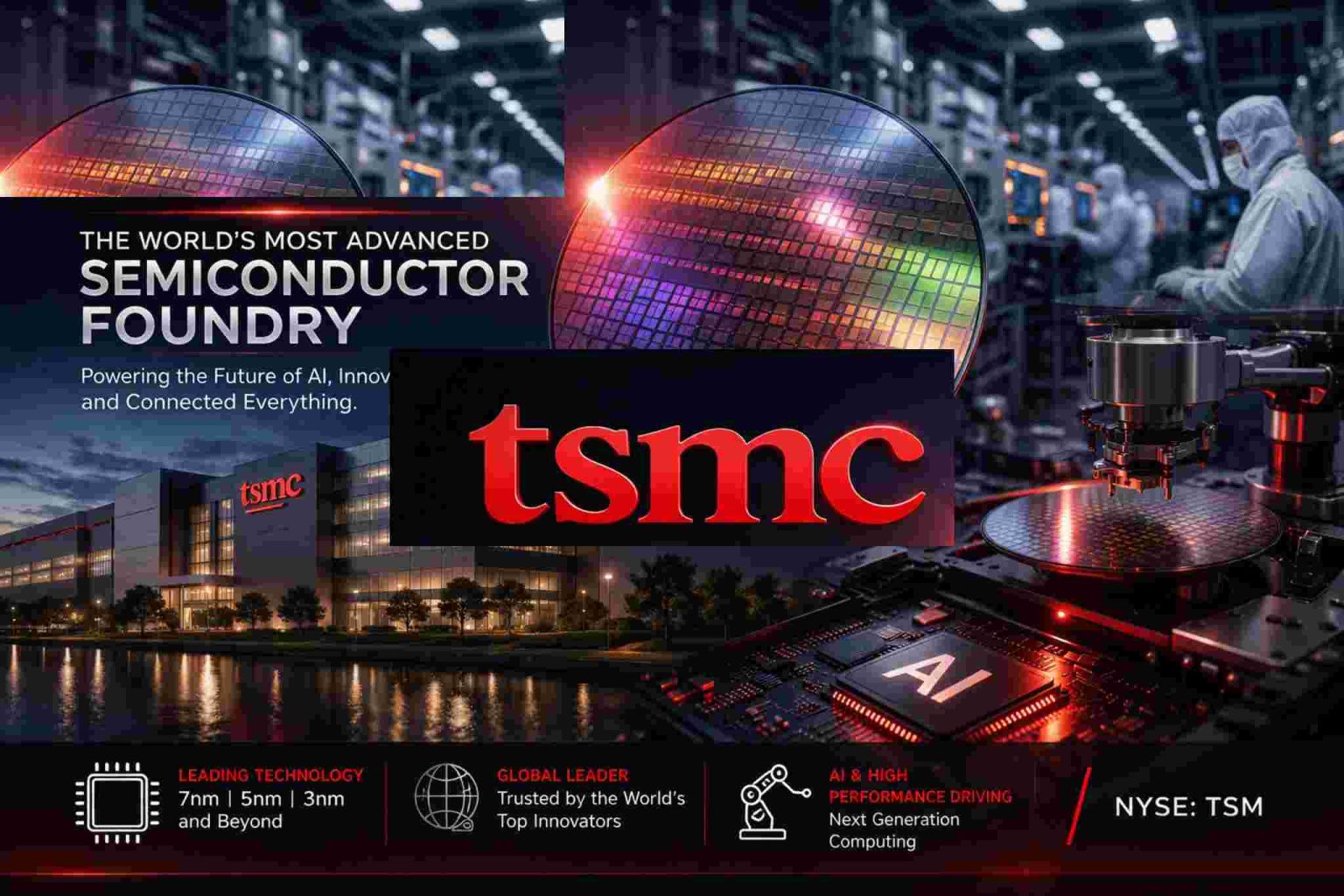 AI chip boom drives 45% TSMC growth surge