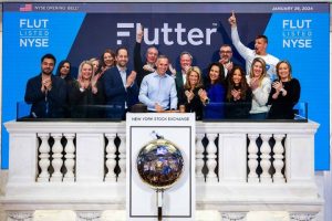 Flutter shares touch five-year low