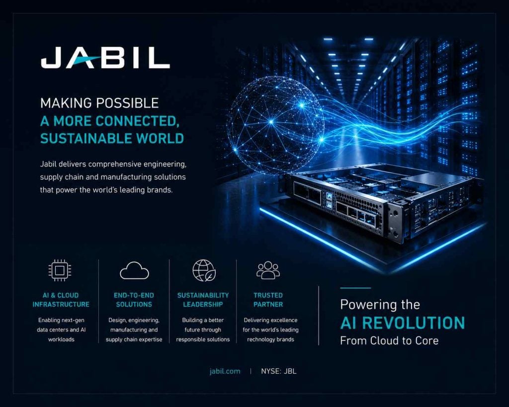 AI demand keeps Jabil accelerating as guidance moves higher