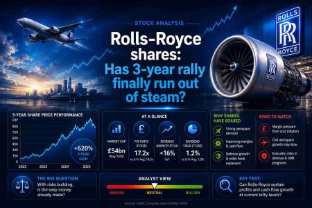 Rolls-Royce shares: Has 3-year rally finally run out of steam?