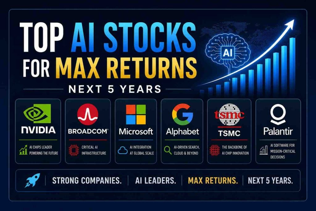 Best AI stocks for maximum returns over the next 5 years