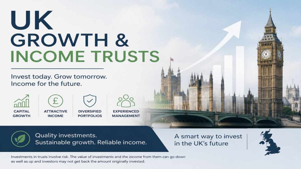 Best-performing UK-focused growth & income investment trusts over the past five years