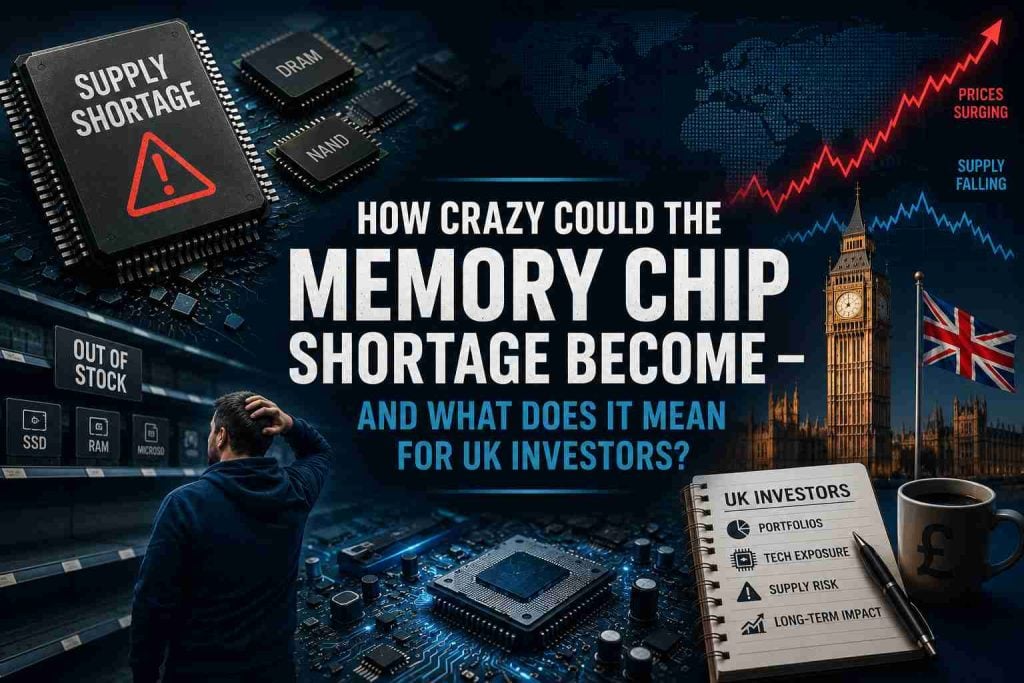 How crazy could the memory chip shortage become – and what does it mean for UK investors?