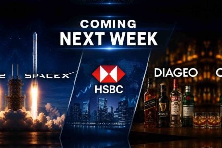 Coming next week: SpaceX, HSBC and Diageo