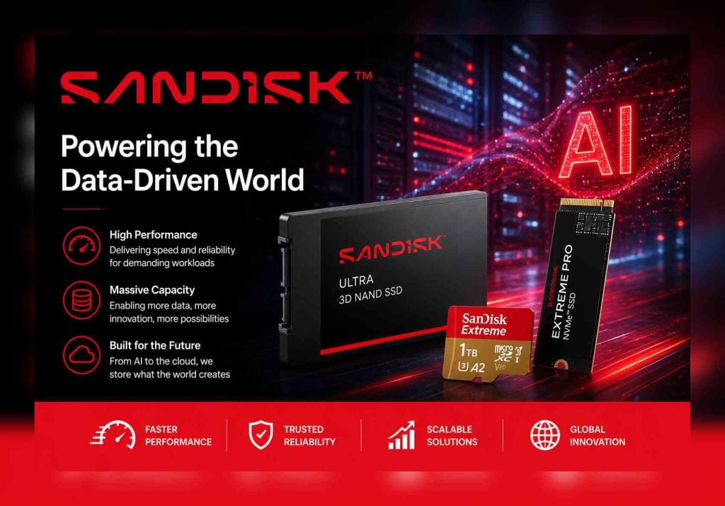 SanDisk: Is Wall Street’s favourite AI memory stock simply taking a breather?