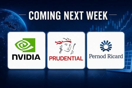 Coming next week: Nvidia, Pernod-Ricard and Prudential
