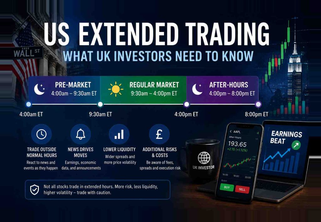 US after-hours and pre-market trading explained for UK investors