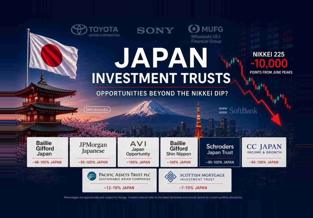 Japan investment trusts: Is the 10,000-point Nikkei correction a buying opportunity for UK investors?